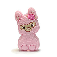 Лама синие глазки мини Baby pink