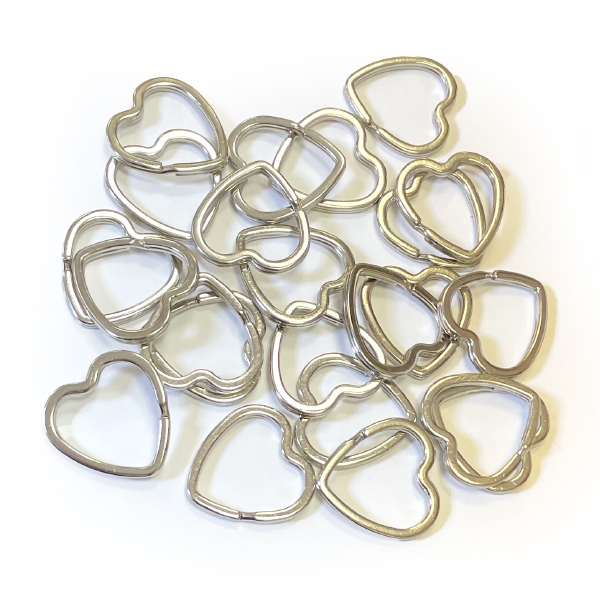 Сердечко (металлическое кольцо для брелков)