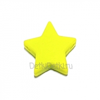 звезда средняя светло салатовая