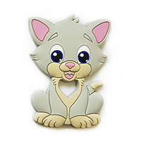 Котенок светло серый