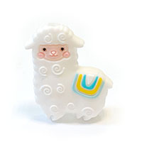 Лама мини белая