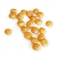 Линза 12 мм  Металлик золото силиконовая