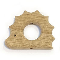 Подвеска бусина Ёж мини (бук)