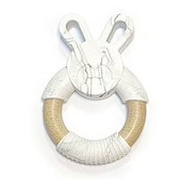Зайчик на кольце Мрамор