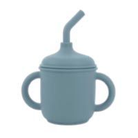 Поильник Кружка с трубочкой Smoke Blue(Завод 1)