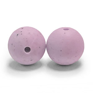 бусина 15 мм гранит-сирень