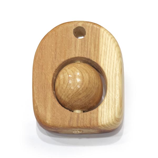 Подвеска с бусиной можжевеловая (13147)