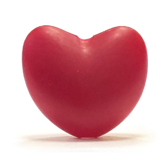 Сердечко красное