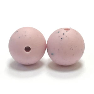 бусина 12 мм гранит-розовый
