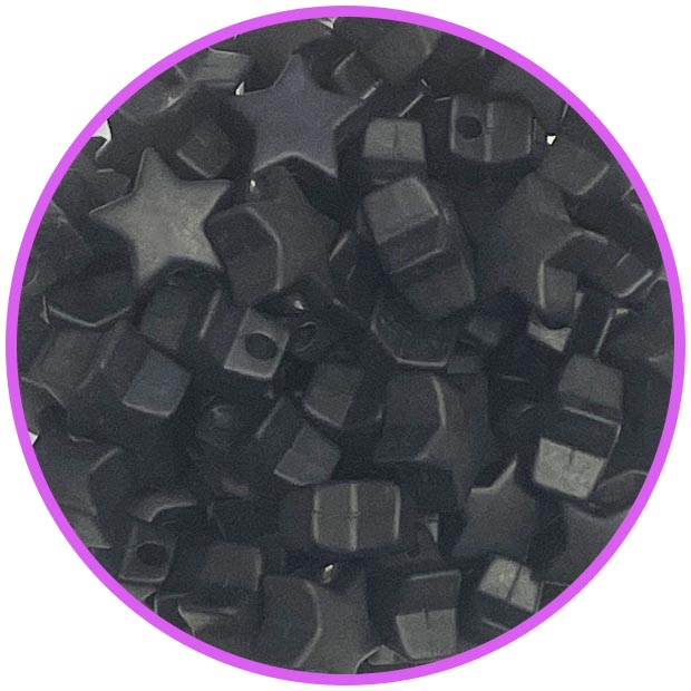 звезда мини Черный