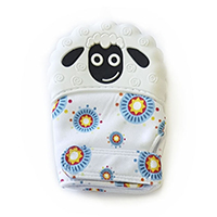 Варежка грызунок овечка белая