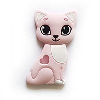 Кошка розовая