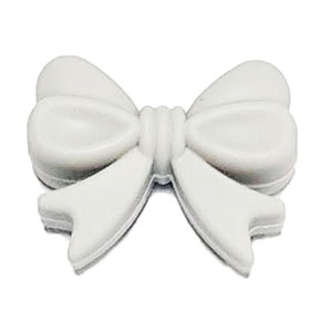 Бантик светло серый