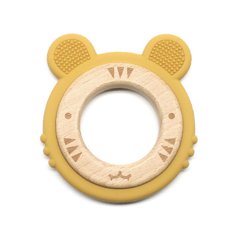 Тигр Mustard на деревянном кольце