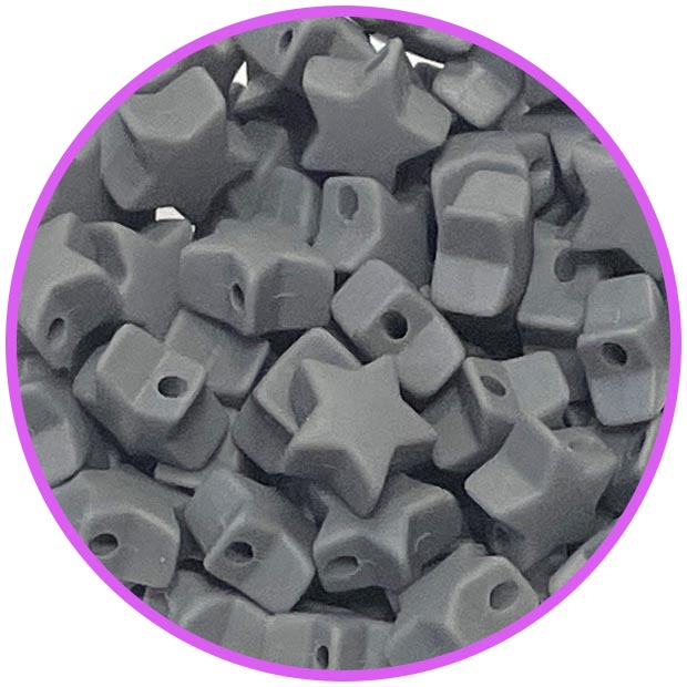 звезда мини  серая