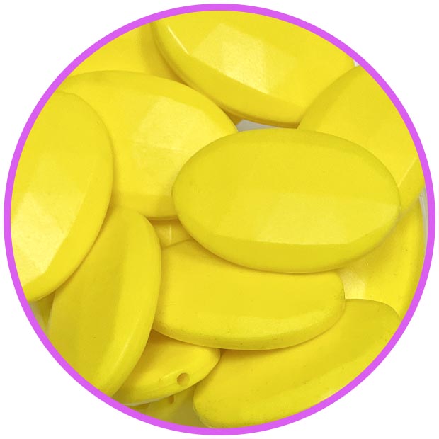 Овал желтый