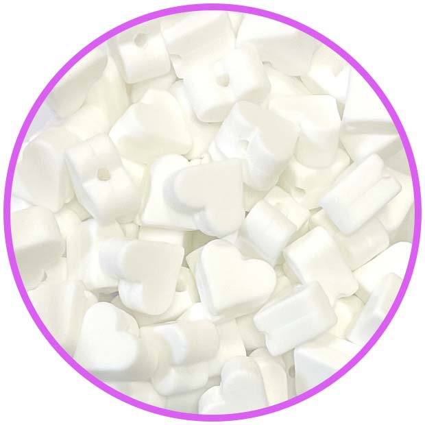 Сердечко мини Белое