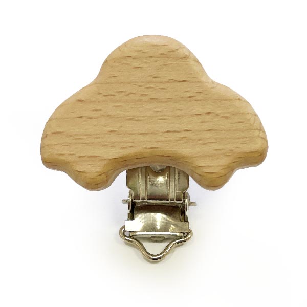НЛО клипса деревянная (без покрытия)