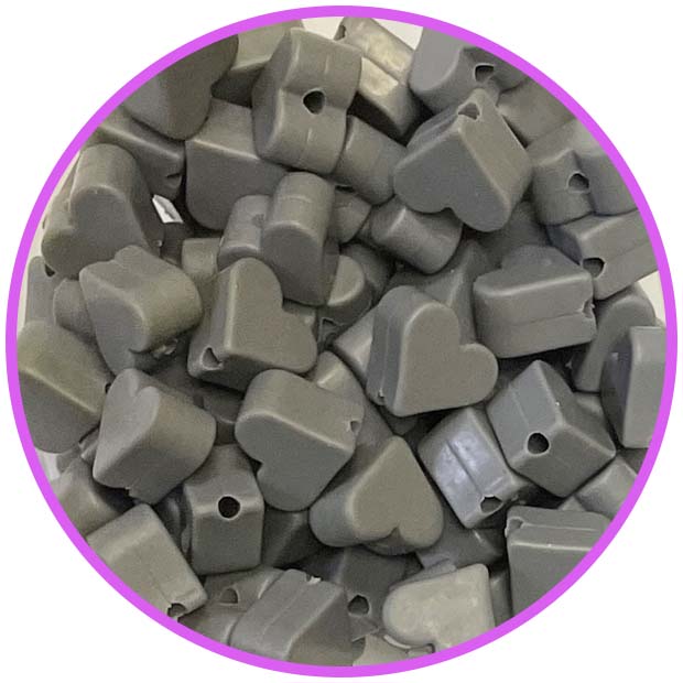 Сердечко мини Серый