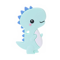 Динозавр с сердечком мята