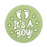 Бусина It's a Boy лён