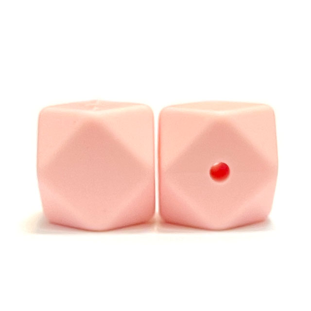 Мини многогранник нежно розовый