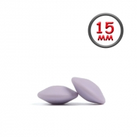 Линза 15 мм лаванда силиконовая