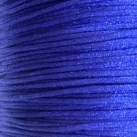 Шнур атласный темно синий 1 метр