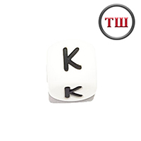 буква K (толстый шрифт, силикон)