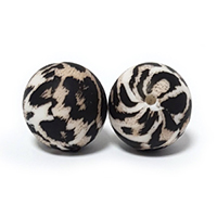 бусина Рысь Print 15 мм