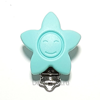 Звезда лазурная клипса