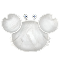 Тарелка Крабик Мрамор