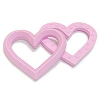 Сердце грызунок Pale pink