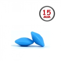 Линза 15 мм синяя силиконовая