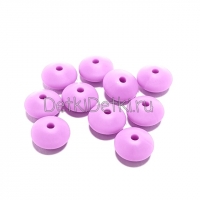 Линза 12 мм Фиолетовая силиконовая