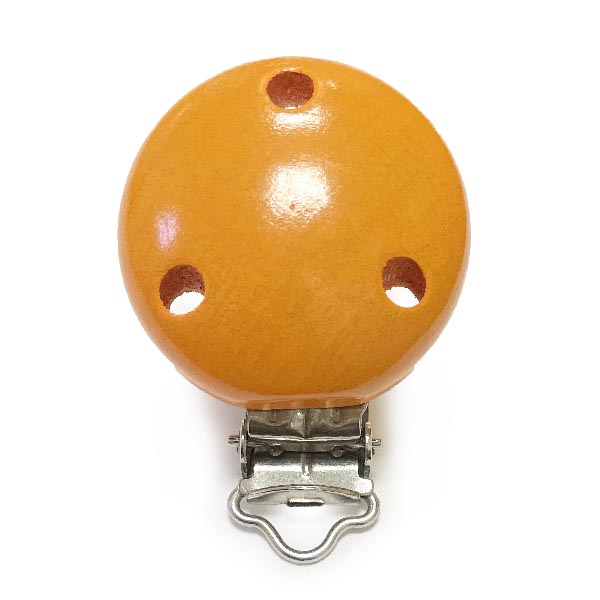 Клипса Оранжевый (деревянная, германия)