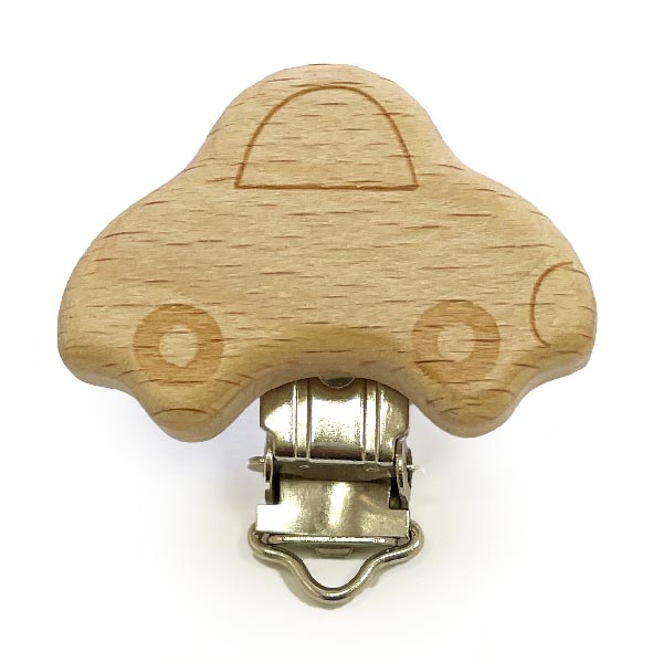 Машинка клипса деревянная (без покрытия)