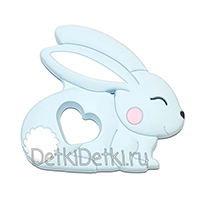 Зайка нежно голубой