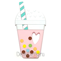 Коктейль 3D розовый