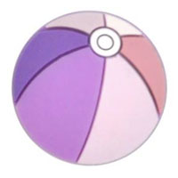 Мяч надувной мини Фиолетовый