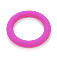кольцо темно розовое силиконовое 70 мм