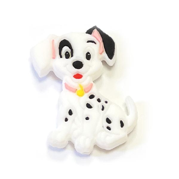 Далматинец мини розовый ошейник