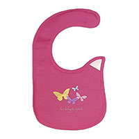 Нагрудник хлопковый Бабочки