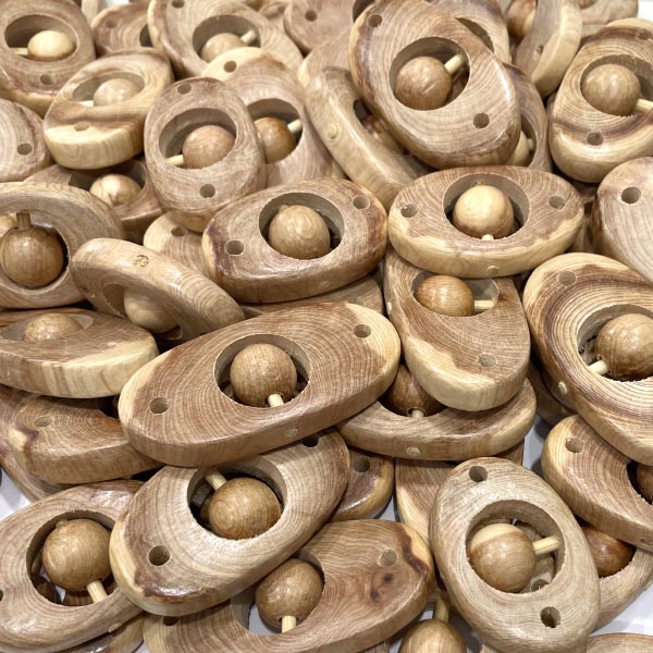 Подвеска с бусиной можжевеловая (9515) в интернет-магазине Detkidetki.ru