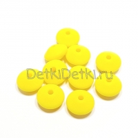 Линза 12 мм Желтая силиконовая