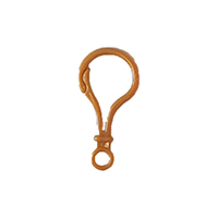 Карабин пластиковый светло коричневый