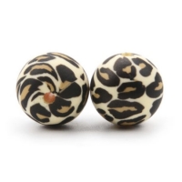 бусина Leopard Print 19 мм