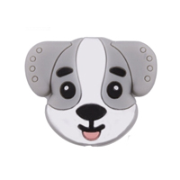 Голова собачки Светло серая