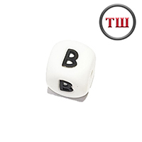 буква B (толстый шрифт, силикон)