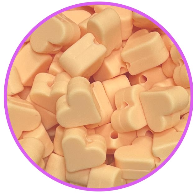 Сердечко мини Peach Quartz